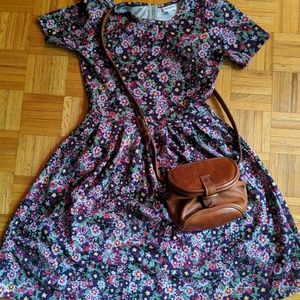 Floral Lularoe Amelia Size M Dress